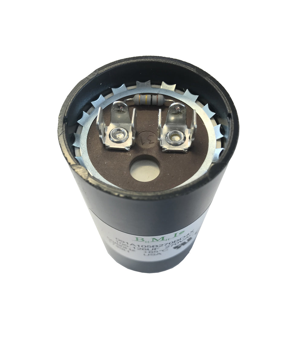 208 MFD capacitor with discharge resistor