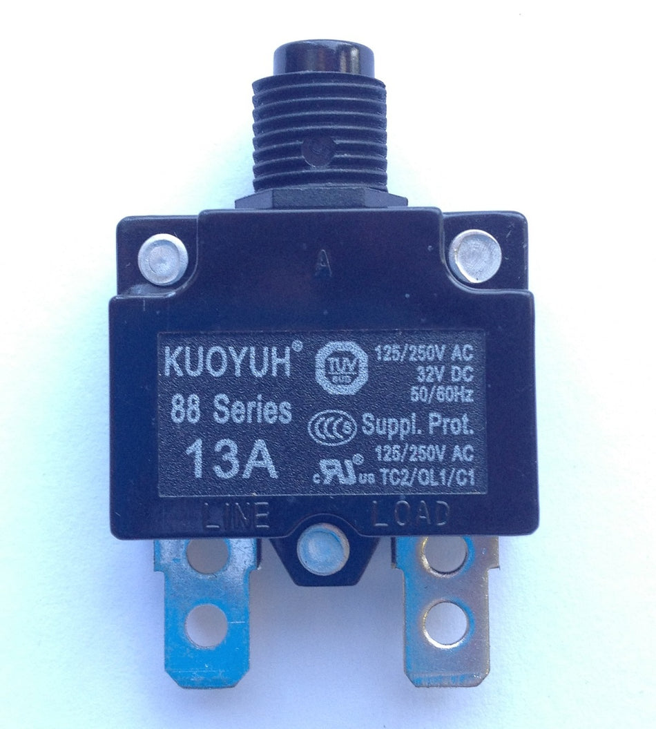 7A/8A Breaker / Overload Protector, for 3/4HP / 1HP Control Box