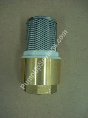 1.5 inch Brass Foot Valve with screen