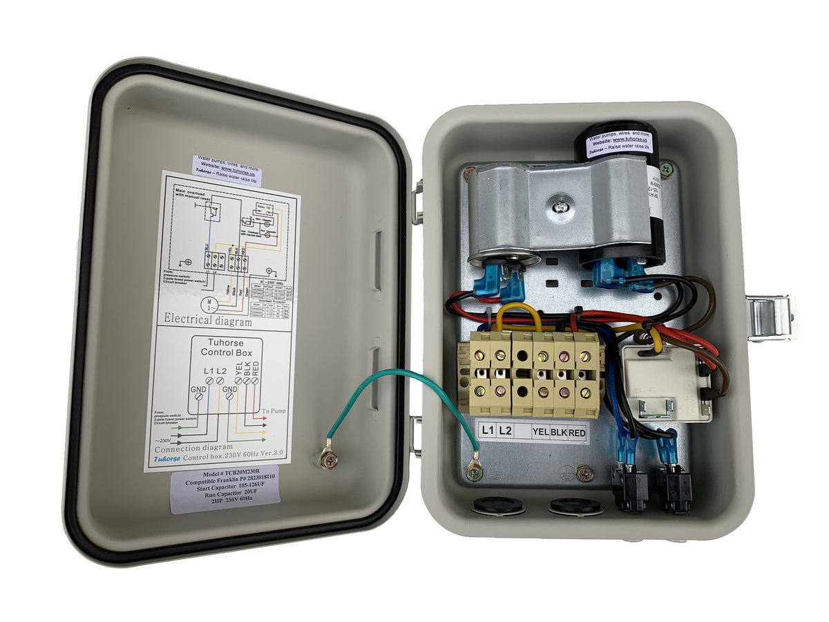 2HP Tuhorse control box inside