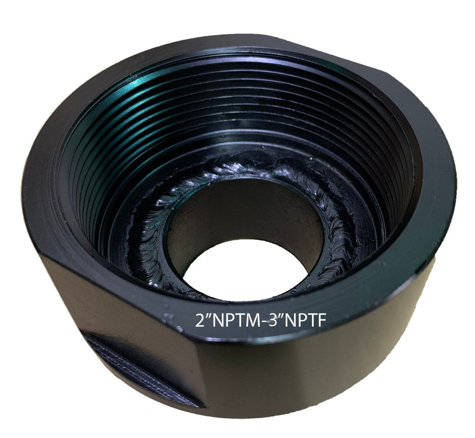 2" NPT Male to 3" NPT Female adaptor, Cast Iron