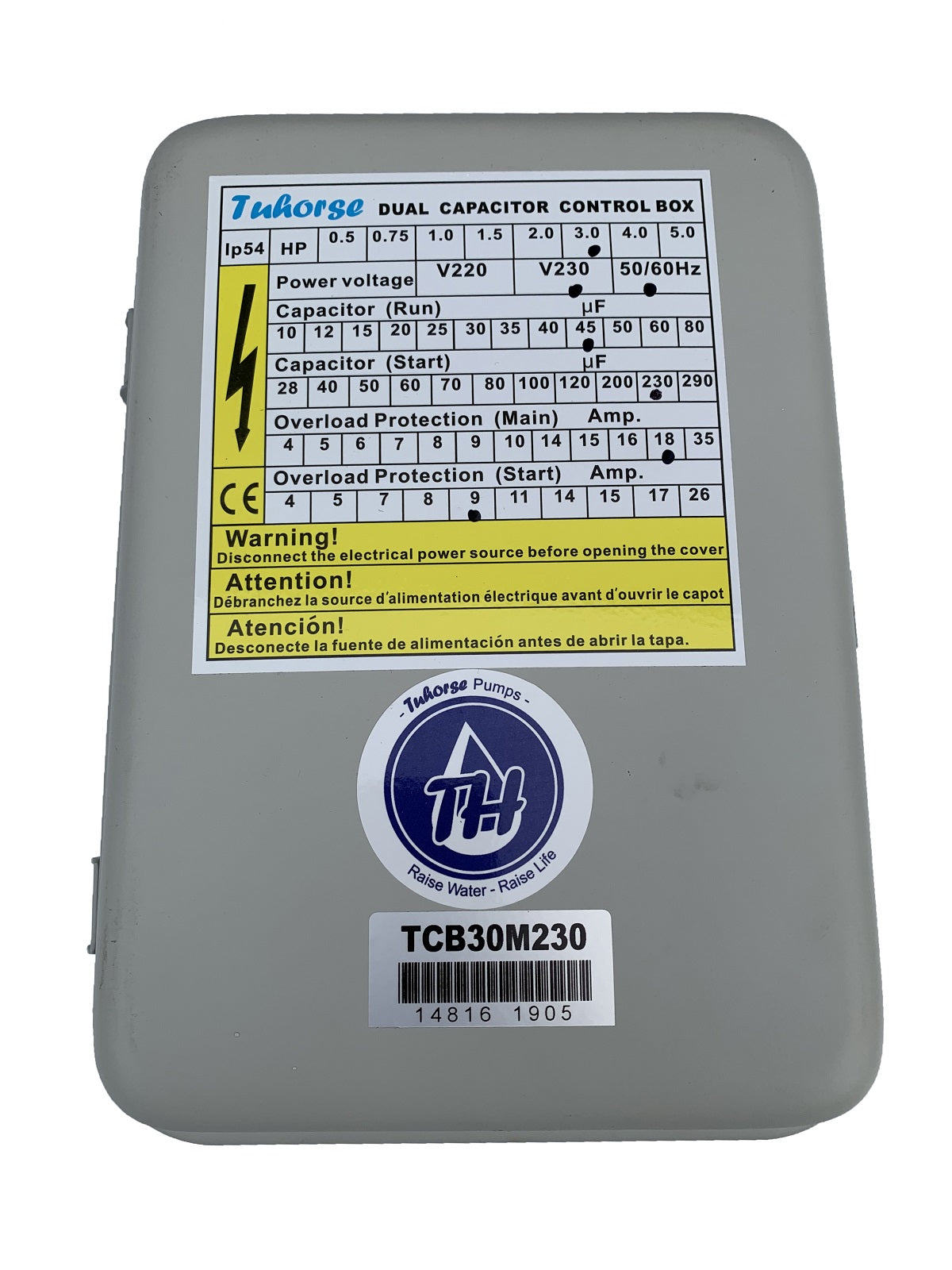 Tuhorse 3 HP Control Box 