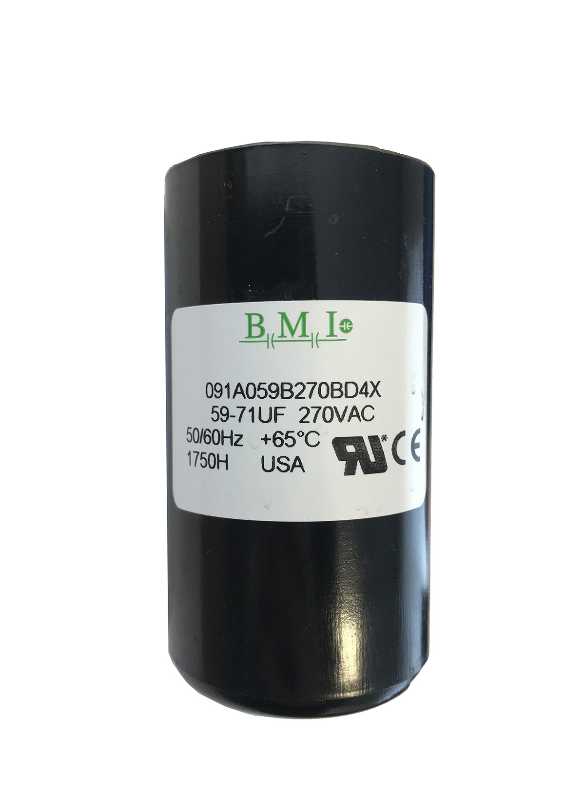 59 MFD capacitor replacement for 3/4HP Pentair, Berkeley, Sta-Rite capacitor start and capacitor run (CSCR) type control boxes.
(U17-1423)