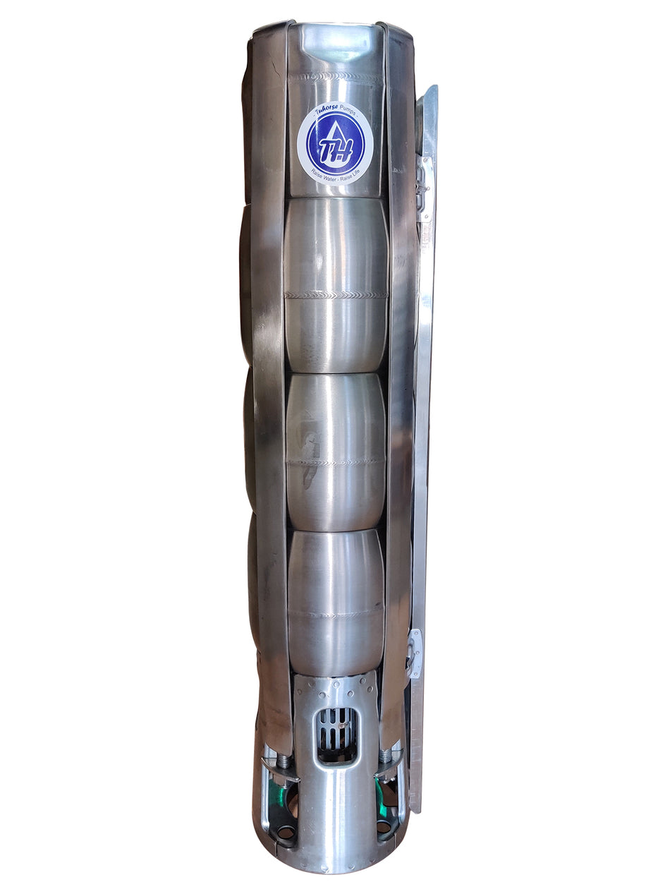 TS6 Pump End, Stainless Steel 6", Tuhorse