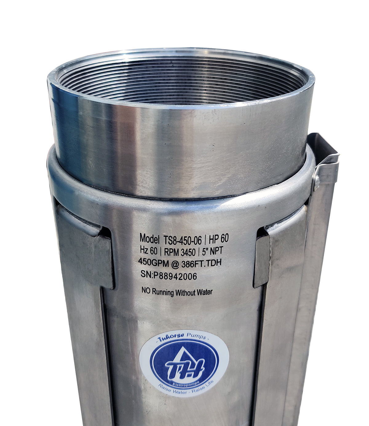 50HP/60HP TS8-450-06 8 Inch Full Stainless Steel (Pump End Only) (TS845006e)