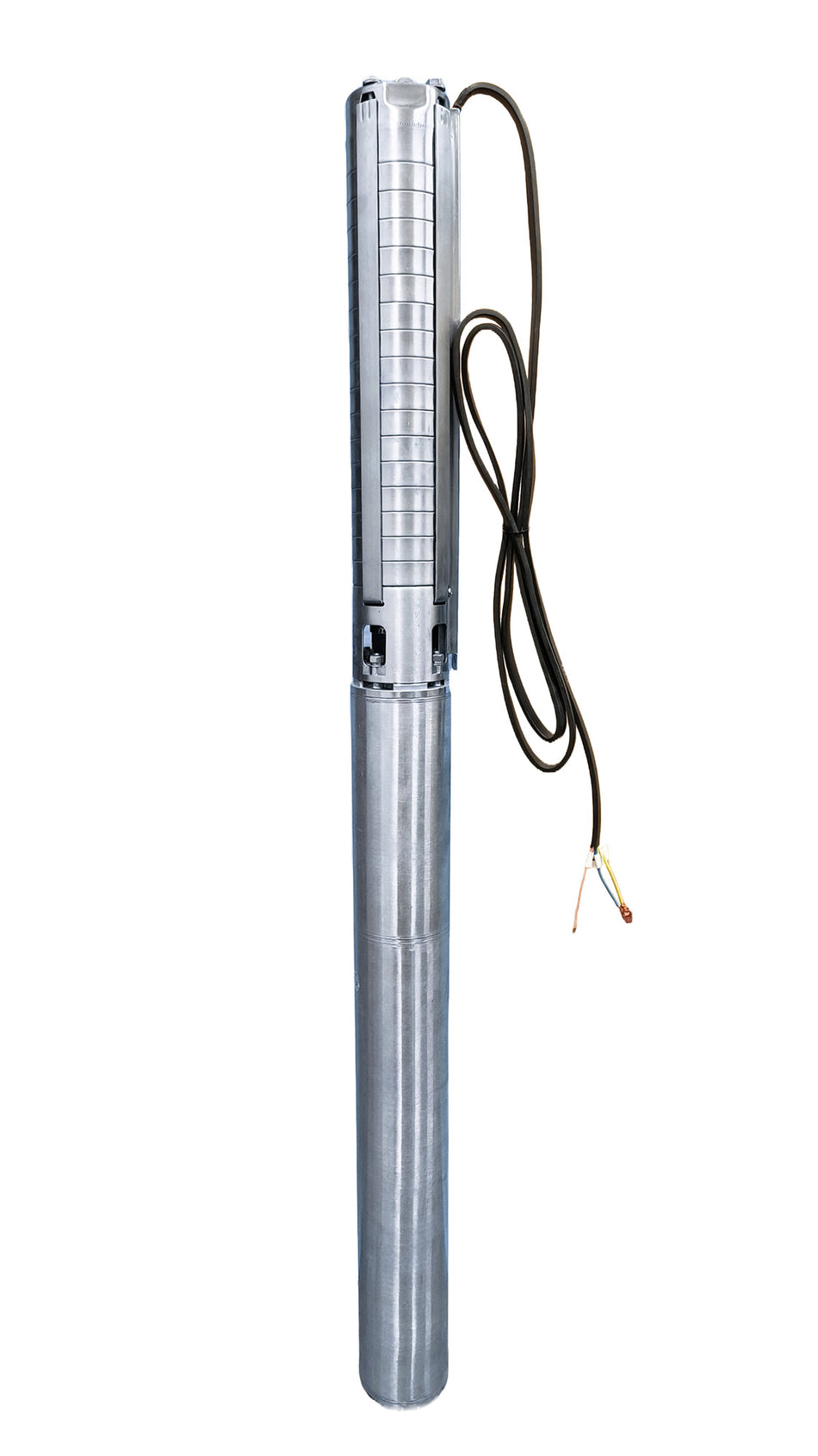 Assembled Tuhorse 4" 1500W (2HP) 2-Wire Solar Submersible Deep Well Pump, Solar DC or AC 230V (4THSG20-1500) 