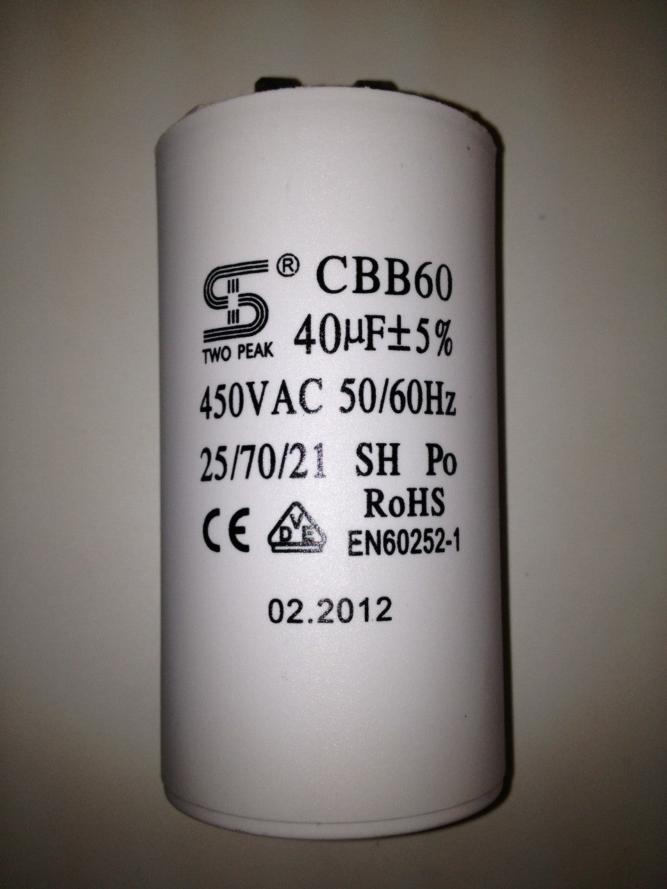 40uF motor run capacitor