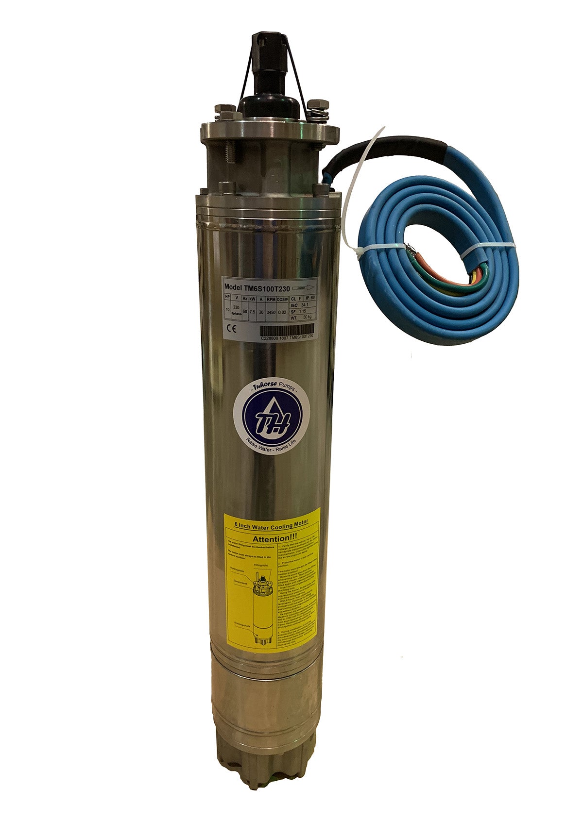 Tuhorse 6" deep well pump motor replacement