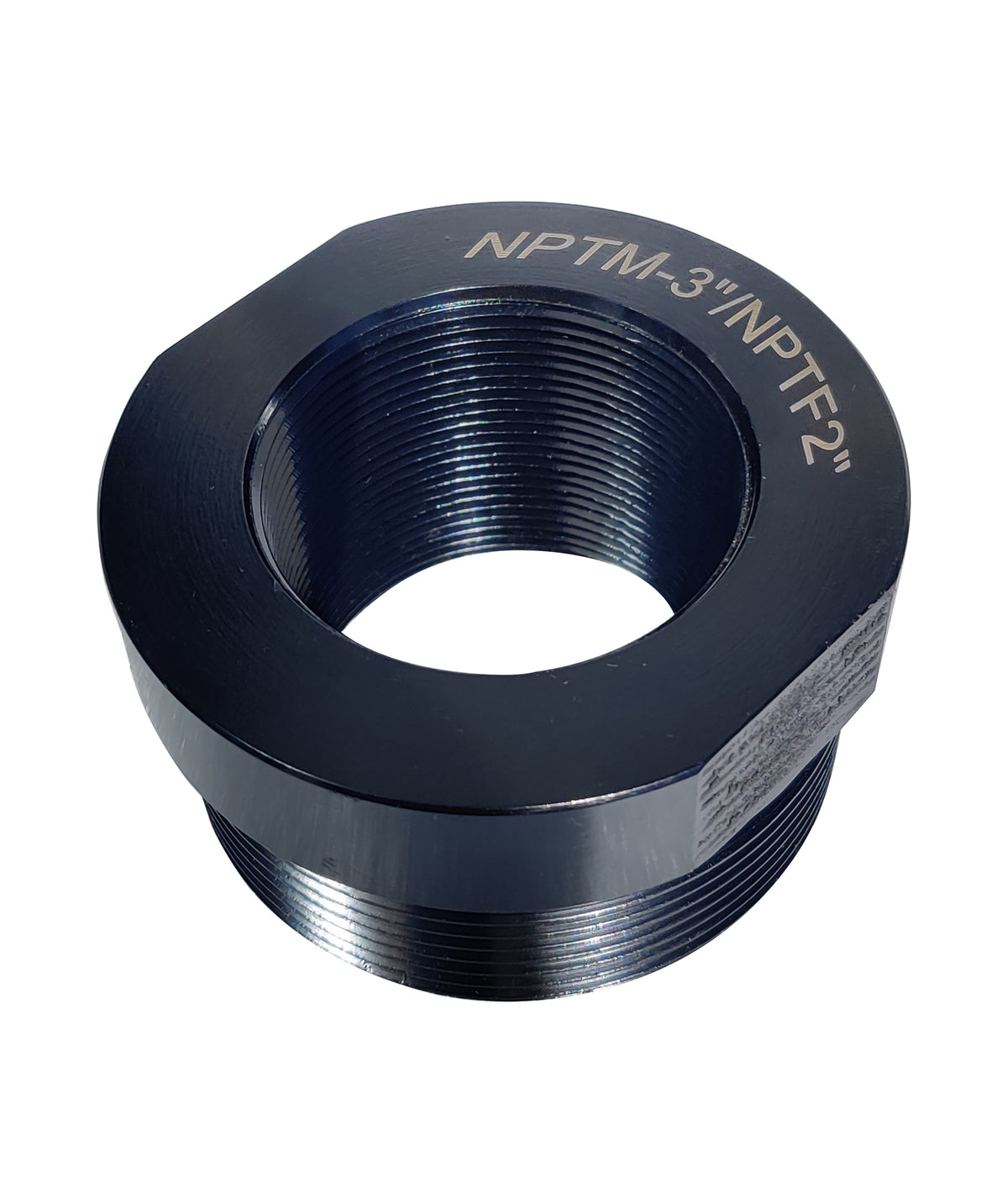 3 inch Pipe thread adaptor British Standard to National Pipe Thread (BSP to NPT)