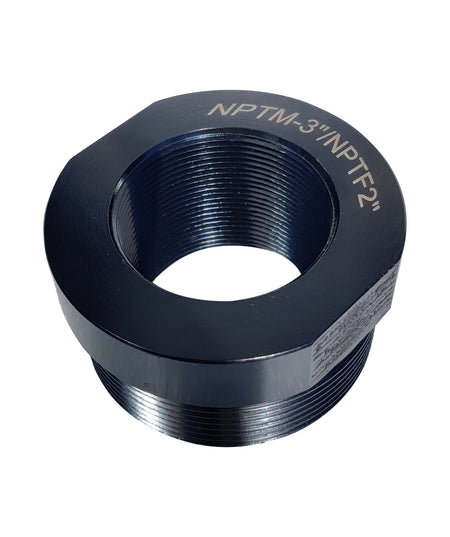3 inch Pipe thread adaptor British Standard to National Pipe Thread (BSP to NPT)
