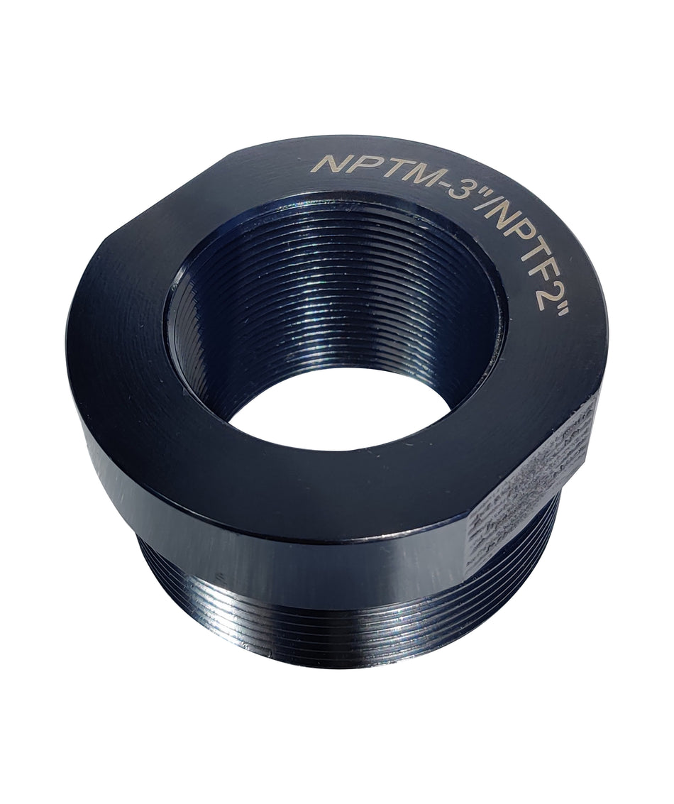 3 inch Pipe thread adaptor British Standard to National Pipe Thread (BSP to NPT)