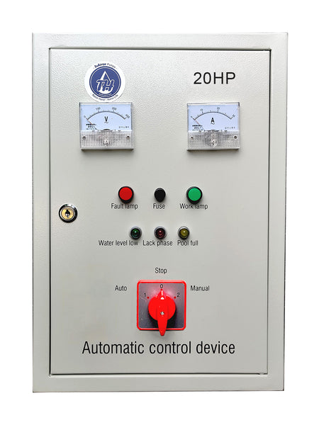 20HP well pump Control Panel with automatic and manual mode