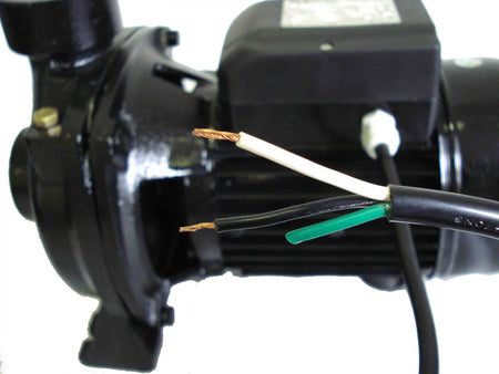 THC120-65 3HP 130GPM Max Centrifugal Pump for Drip, Aeroponic, and Open Flow Irrigation 2 hot wires and ground