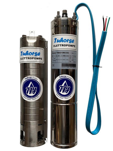 4" Stainless Steel submersible motor and pump-end - Tuhorse