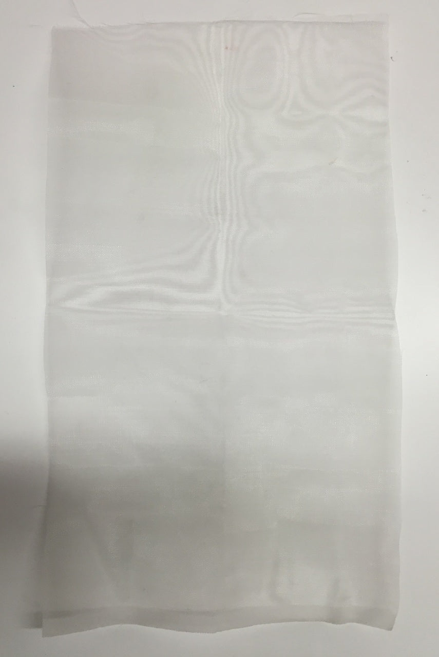Nylon mesh / screen. For covering the perforations / holes on the flow sleeve